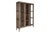 Wood Late 20th Century Three Door Cabinet With Glass Panes For Sale - Image 7 of 7