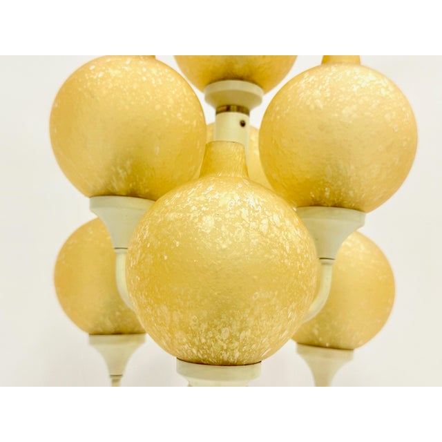 Metal Space Age Tulip Table Lamp, 1960s For Sale - Image 7 of 11