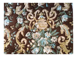 "Quilted" - j.h. Thorp / F. Schumacher Upholstery Fabric - 4 Yards