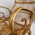 Wood Mid-Century Modern Italian Armchairs in Rattan, 1960s, Set of 3 For Sale - Image 7 of 18