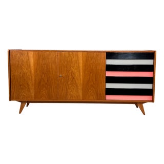 U460 Sideboard with Colored Drawers by Jiří Jiroutek for Interier Praha, 1965 For Sale