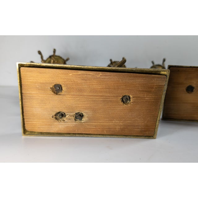 19th Century Pair of French Regency Gilt Bronze Candleholders With Greyhound Dogs For Sale - Image 13 of 14