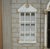 Wood Tall Antique Georgian Painted Town House Wardrobe with Drawers For Sale - Image 7 of 16