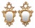 Rococo Venetian Giltwood Mirrors, Italy, 1850s, Set of 2 For Sale