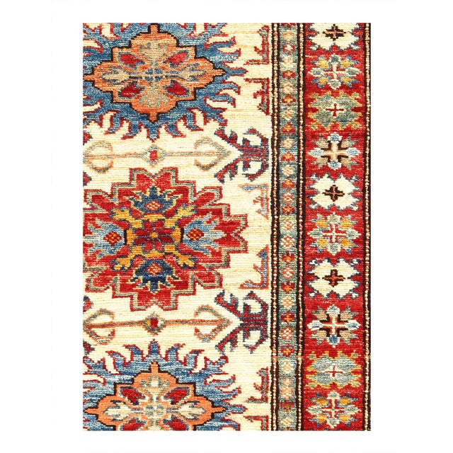 Kazak is a modern shape of old Caucasian rugs which strictly adheres to traditional design elements of the Caucasus. It...