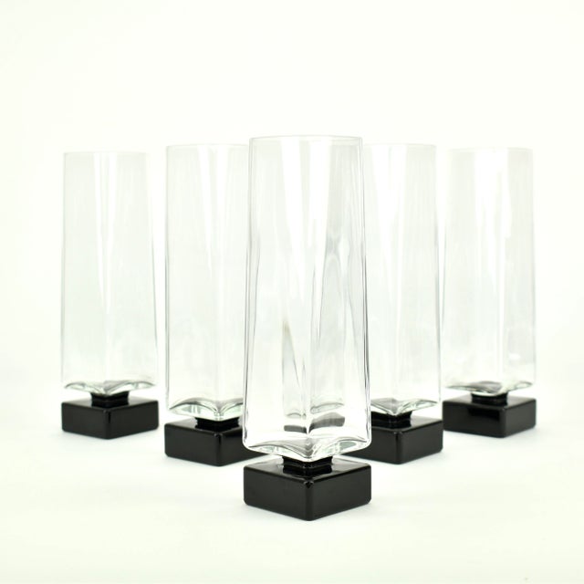 Champagne Glasses by Luigi Bormioli, 1980s, Set of 14 For Sale - Image 4 of 9