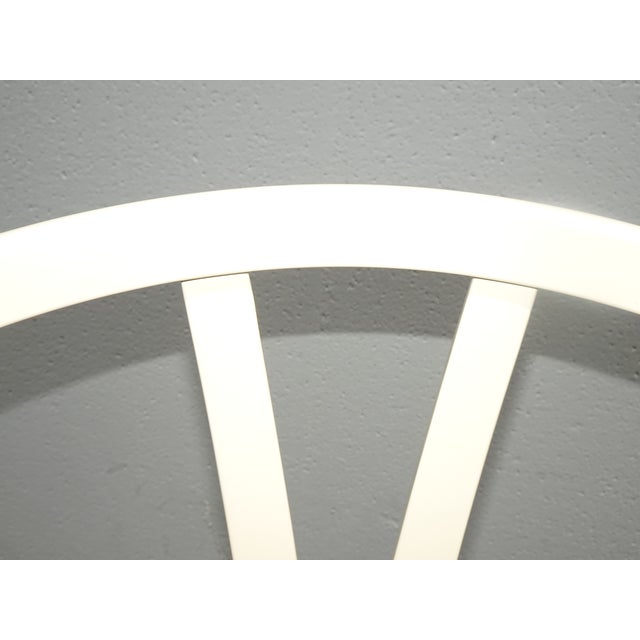 Vintage White Wishbone Chair Hans J. Wegner Designed for Carl Hansen & Søn Ch24 For Sale In Los Angeles - Image 6 of 10
