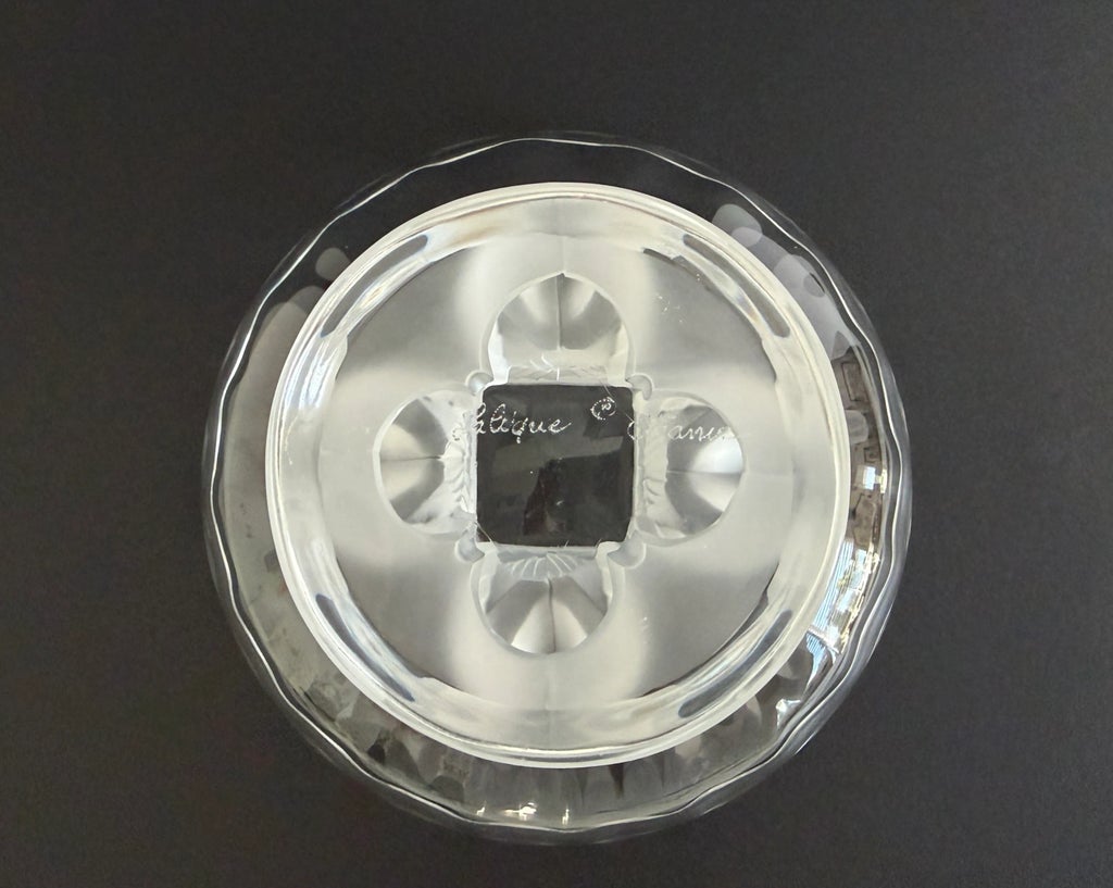 1966 Lalique Nogent Crystal Bowl | Chairish