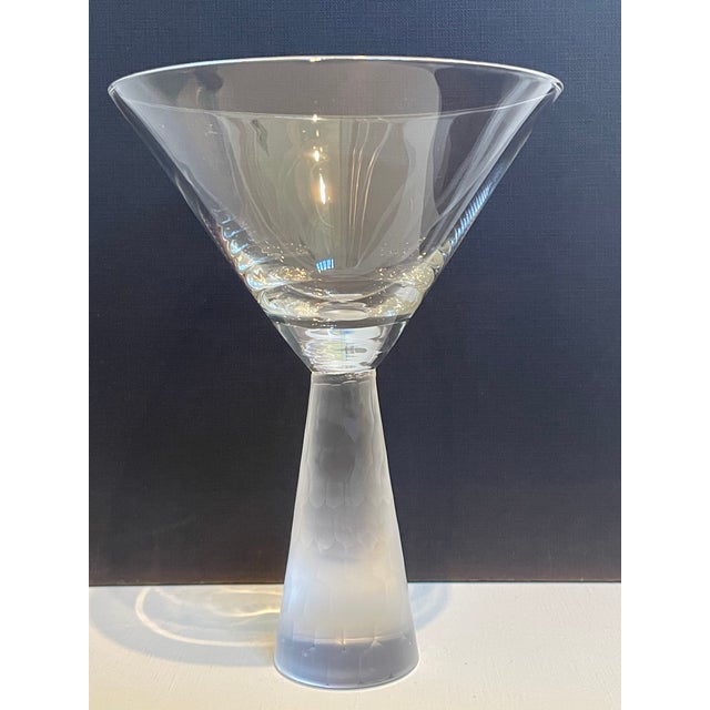 Modern Martini Glasses, 10 Ounces - Set of Two For Sale In Atlanta - Image 6 of 14