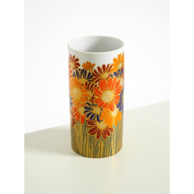Vintage Porcelain Vase by Rosamonde Nairac for Rosenthal Studio-Linie, 1980s For Sale - Image 9 of 17