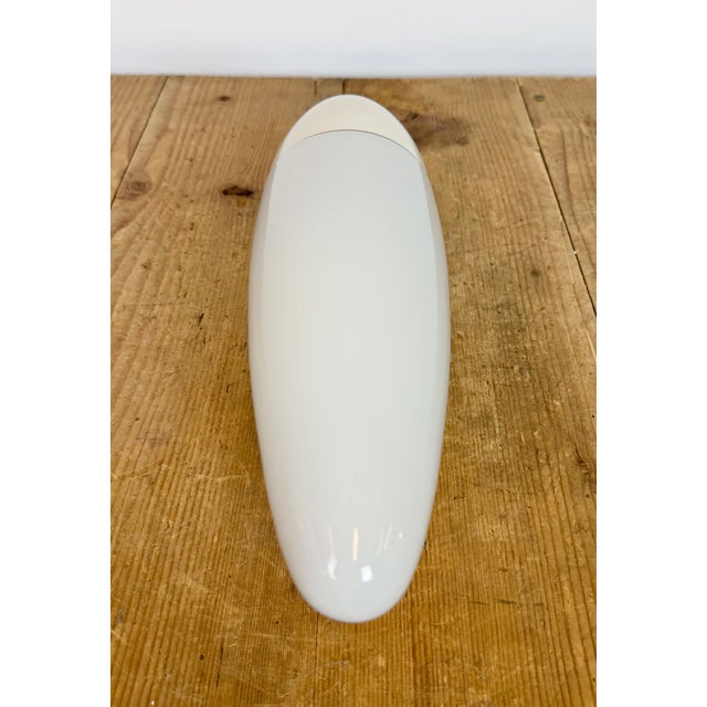Industrial White Bakelite Wall Light with Milk Glass from Elektrosvit, 1950s For Sale - Image 10 of 18