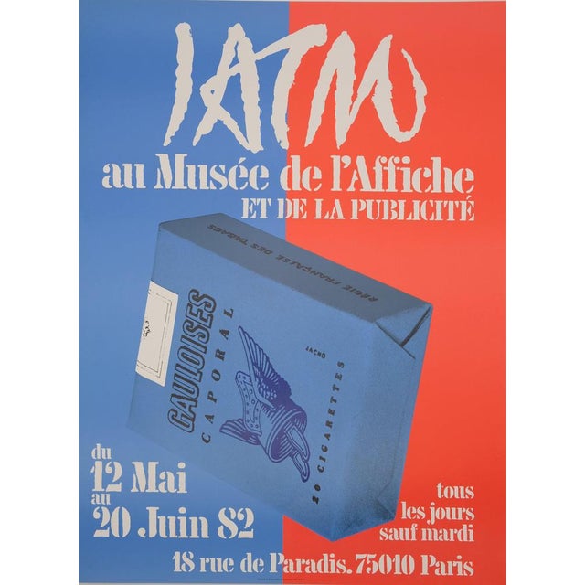 Cigarettes Gauloises Poster by Marcel Jacno For Sale - Image 6 of 6