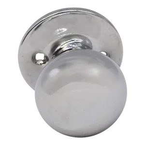 Vintage Sargent Chrome Plated Brass Alignalock Dummy Door Knob