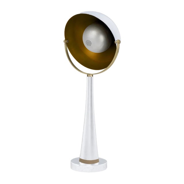 Table Soundlight Lamp by Niccolò Tardelli for Brass Brothers, 2016 For Sale