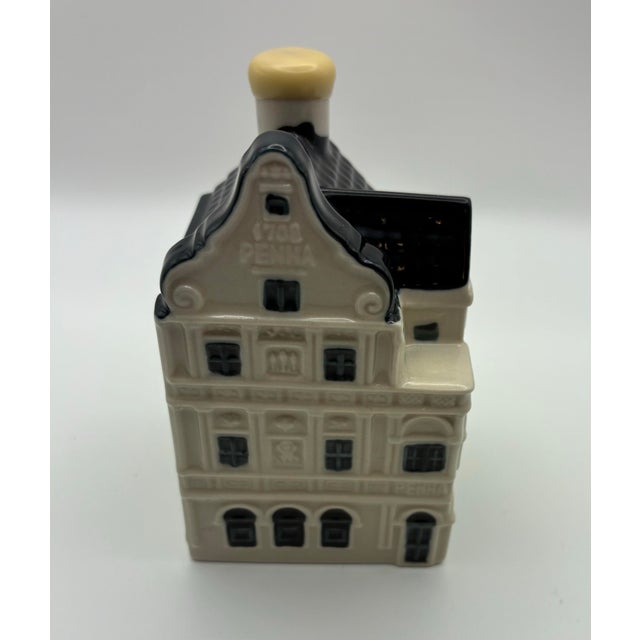 Ceramic Vintage Blue Delft KLM & Bols Amsterdam House Decanters – Set of 2 For Sale - Image 7 of 8