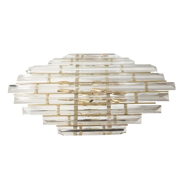 Vintage Ceiling Lamp from Bakalowits & Söhne, 1980s, in Very Good conditions. Designed 1980 to 1989 I have official proof...