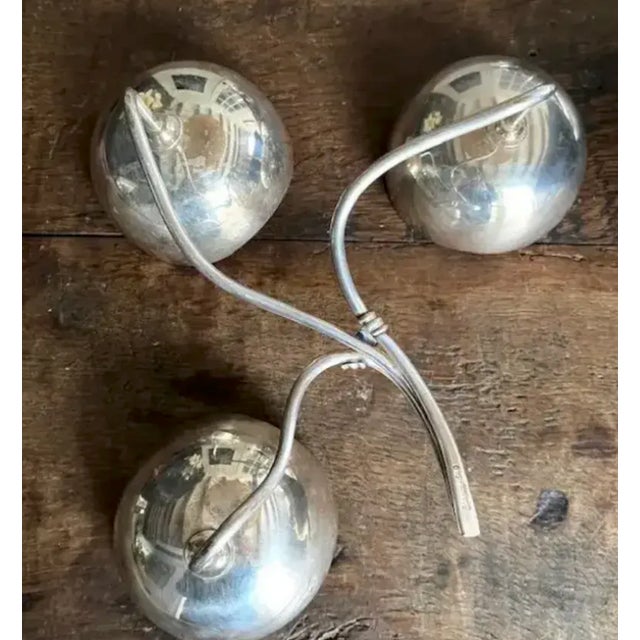 Mid 20th Century Vintage Mid Century Danish Silver Serving Dishes, Signed Denmark 349 For Sale - Image 5 of 7