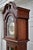 1980s Traditional Mahogany Grandmother Clock Vintage Mechanical Embossed Dial For Sale - Image 5 of 18
