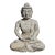 Antique Stone Buddha Statue Hand Carved 19th Century Tang Style For Sale