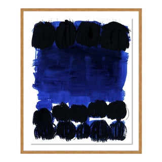 Cobalt Storm by Gold Rush Art, Art Print in Gold Frame, Medium For Sale