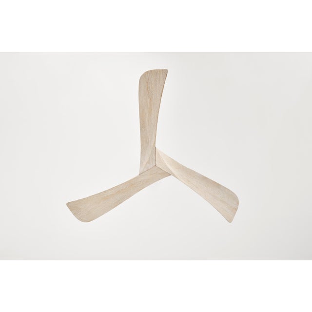 Modern Linari Forester 52 Ceiling Fan - White With Rustic White Finish Wood Blades For Sale - Image 3 of 5
