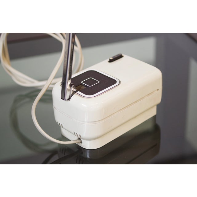 Vintage Folding Reading Lamp with Telescopic Arm and Dual Light Intensity For Sale - Image 4 of 10