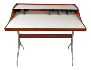 Mid-Century American Modern Wood & Laminate Desk attributed to George Nelson for Herman Miller, 1960s