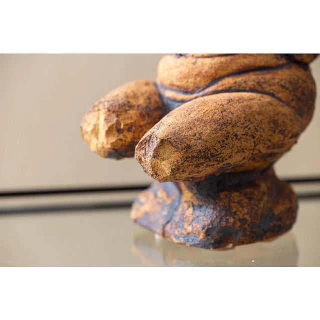 Mid-Century Studio Stoneware Female Figure Sculpture For Sale - Image 9 of 13