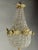 1980s French Louis XVI Gold Bronze Chandelier For Sale - Image 9 of 18