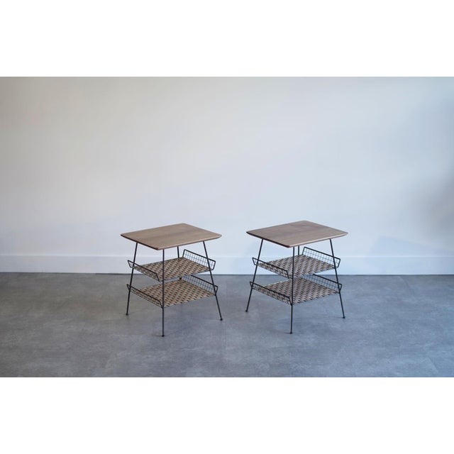 Industrial Industrial Set of End Tables by Tony Paul, C. 1960s For Sale - Image 3 of 9