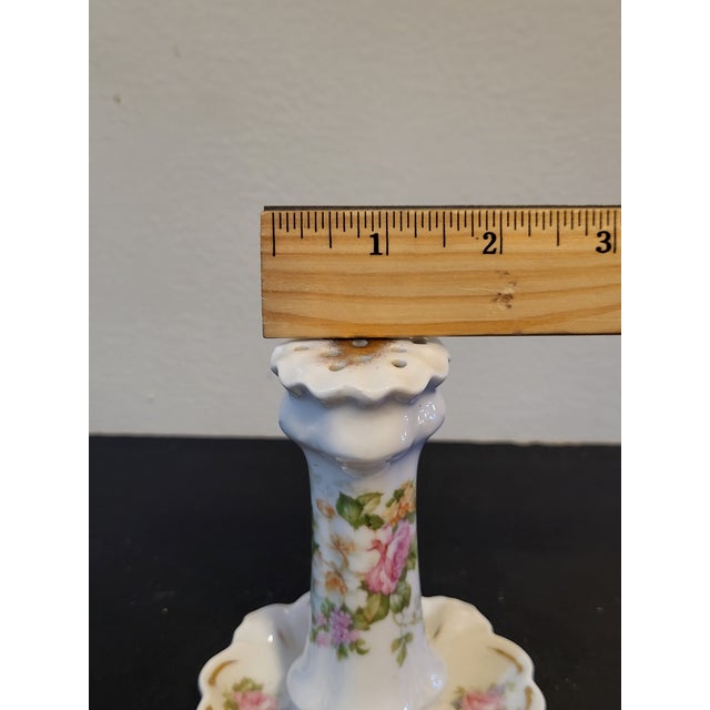 Vintage Limoge Porcelain Hatpin Holder For Sale - Image 10 of 13