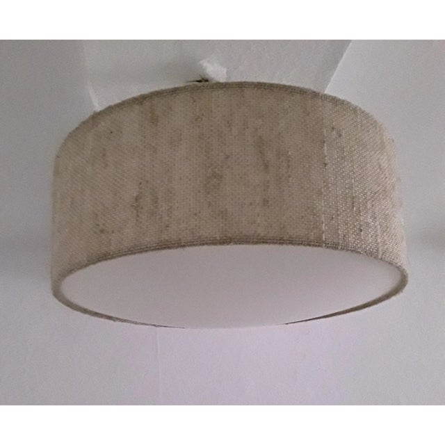 Vintage Wool & Plastic Ceiling Lamp from Luxus, 1970s, in Good conditions. Designed 1970 to 1979 This piece has an...