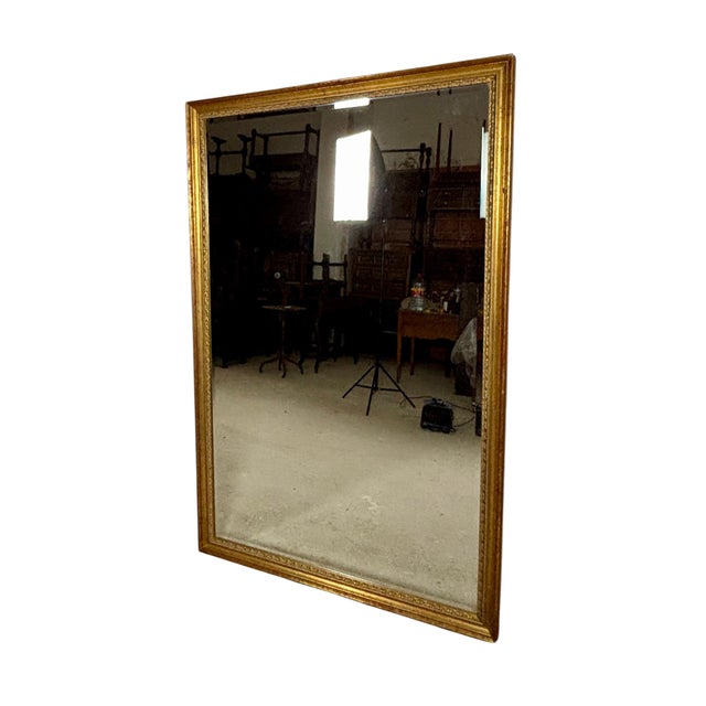 1950s Large Spanish Giltwood Wall Mirror, 1950 For Sale - Image 5 of 15