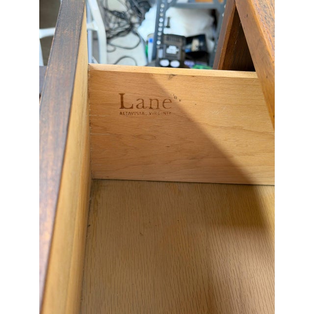 Wood Lane Pueblo Brutalist Wooden Highboy – Oak Dresser Paul Evans Style Mosaic Front 1970s For Sale - Image 7 of 10