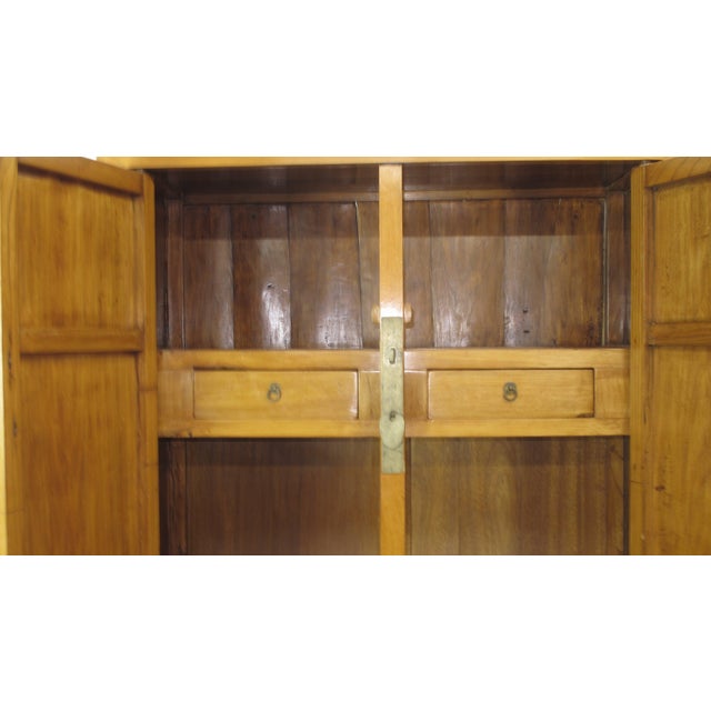 Classical Late 19th Century Antique Chinese Armoire For Sale - Image 9 of 12