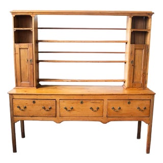 Antique Pine Welsh Dresser For Sale