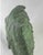 1970s Peggy Mach Flowing Hair Woman Bust, Alva Museum Replicas 1971 With Original Foil Label, Verdigris Patina on Marble Base For Sale - Image 5 of 8