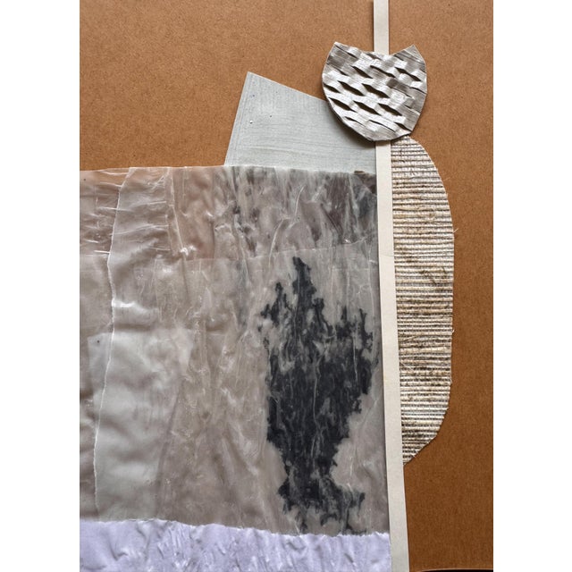 "Memorabilia 5" Original Mixed-Media Collage on Paper by Zac Woodiel For Sale - Image 4 of 9