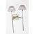 Waterford for Visual Comfort Signature Blaze 19" 2 Light Tail Sconce in Polished Nickel with Clear Crystal For Sale - Image 10 of 13