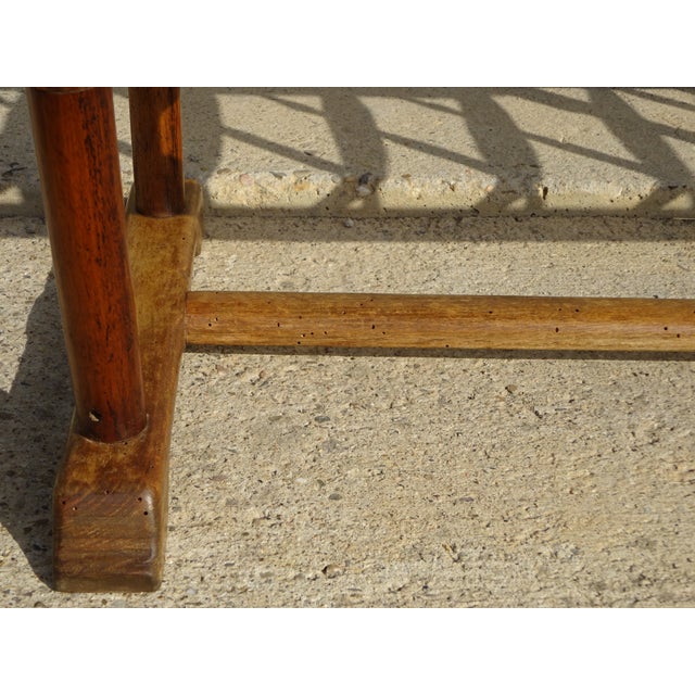 Antique Brown Cradle in Walnut For Sale - Image 6 of 14