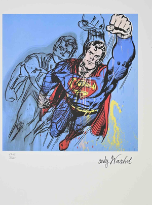 After Andy Warhol, Superman, Screen Print, 1986