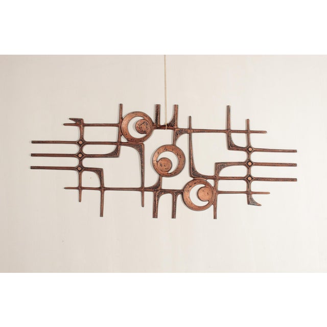 Brutalist Wall Relief, 1970s For Sale - Image 11 of 13