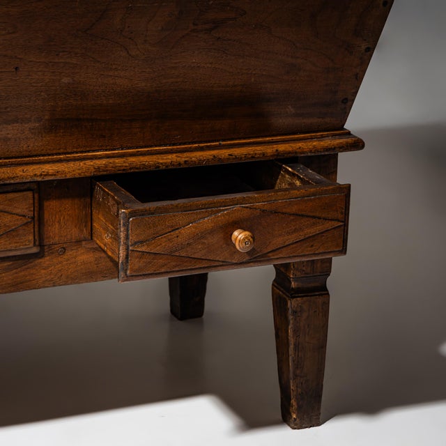 Wood Antique French Bakers Dough Chest, 1800s For Sale - Image 7 of 9