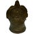 Far Pavilions 1990s Brass Oil Lamp With Embossed "Laxmi" Deity of Wealth & Prosperity For Sale - Image 4 of 9
