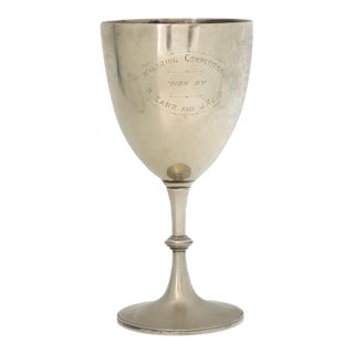 1930s English Silver-Plate Waltzing Competition Trophy For Sale