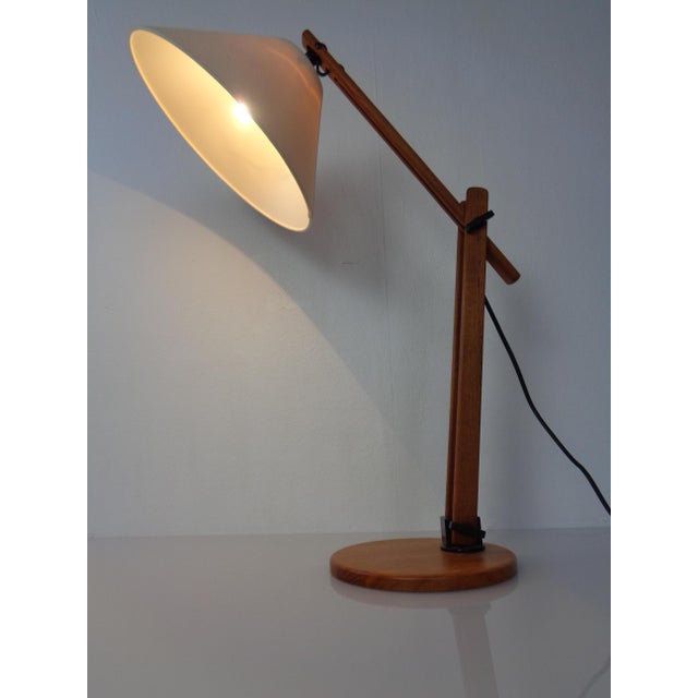 Adjustable Teak Desk Lamp by Mads Caprani, Denmark, 1970s For Sale - Image 14 of 18