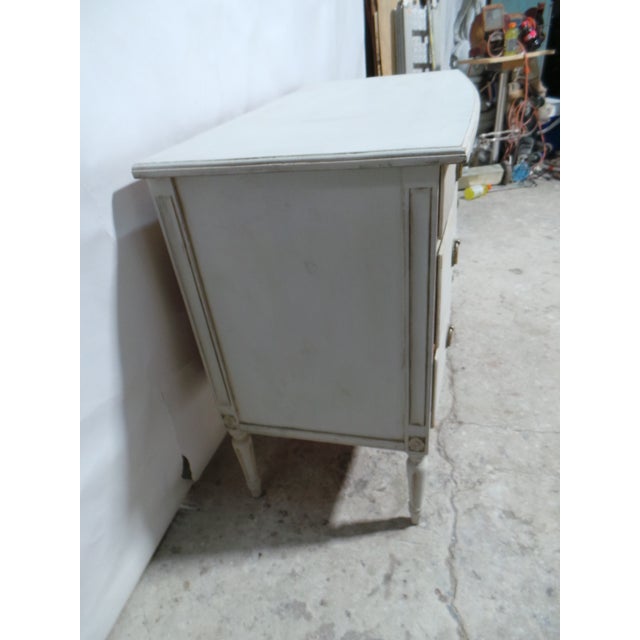 Swedish Gustavian Style 4 Drawer Chest of Drawers For Sale - Image 4 of 10