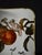 Late 19th Century Antique Limoges France GDM Porcelain Square Dish Plate Putto Cherub Peach Fruit For Sale - Image 5 of 13