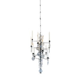 Chandelier by Erik Höglund for Kosta Boda, 1960 For Sale