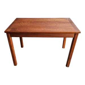 Mid-Century Scandinavian Modern Mobelintarsia Solid Teak Cocktail Table